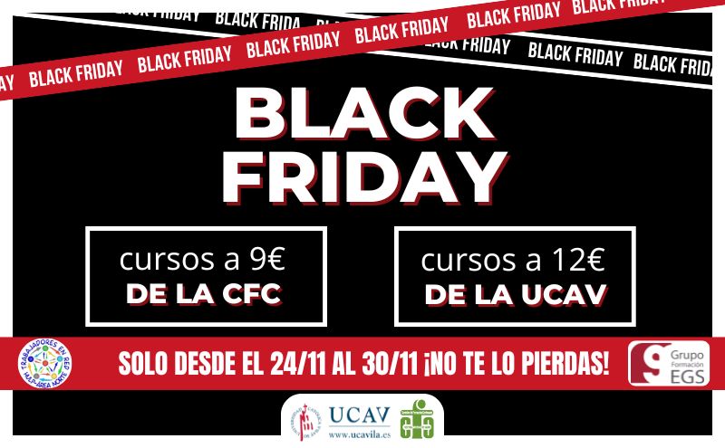 ⚫BLACK FRIDAY en FORMACIÓN ⚫
